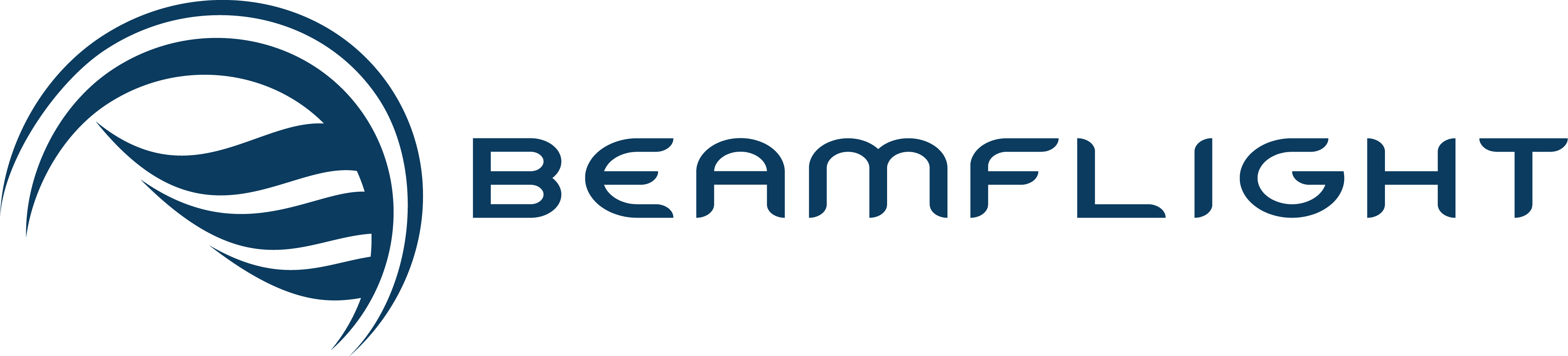 Logo BeamFlight blu 2022 orizzontale