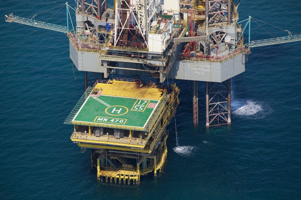 saudi arabia   ARAMCO offshore helidecks 1
